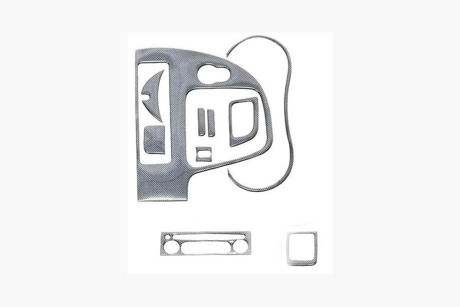 Renault Kangoo 2008–2020 Karbonski pokrovi armaturne plošče (mali komplet) Image