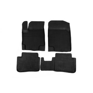 Gumijaste preproge za kabino z visokim robom (4 kosi, Polytep) Hyundai Accent 2011–2017 fotografija 1