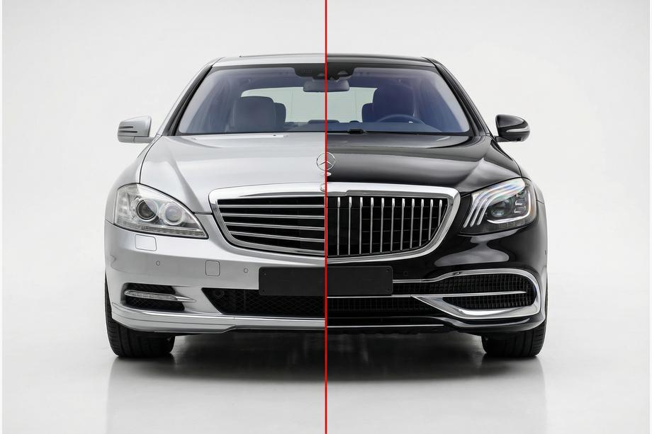 Mercedes S-class W221 2005–2013 Facelift komplet za X222 Maybach S600 Image