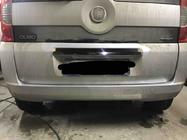 Peugeot Bipper 2008–2017 Okrasna letev nad registrsko tablico (inox) OmsaLine - italijansko nerjavno jeklo fotografija 6