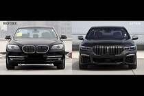 BMW serija 7 F01/F02 2008–2015 Restyling komplet za G12 M760 (z zamenjavo pokrova prtljažnika in zadnjih blatnikov) fotografija 133