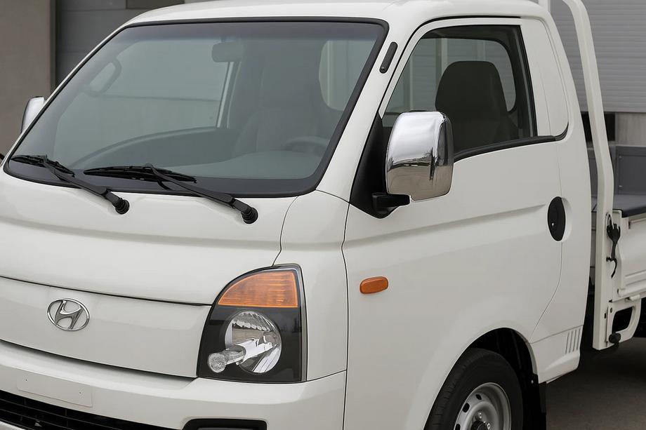 Hyundai Porter 2004– Kromirane obloge ogledal (2 kosa, plastika) Fotografija 1