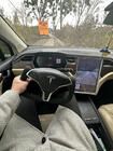Tesla Model X 2015– Volan šturval (Alcantara, z gretjem) fotografija 2