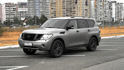 Nissan Armada 2016–2024 Bočne stopnice New Vision Grey (2 kos, aluminij) fotografija 10