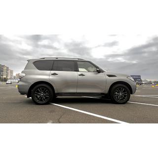 Bočne stopnice New Vision Grey (2 kos, aluminij) Nissan Armada 2016–2024 fotografija 4