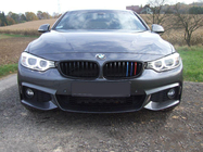 BMW serija 4 F32/F33/F36 2012–2020 Okrasne letvice za masko za F36 (3 kos) fotografija 1