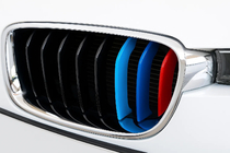 BMW serija 3 F30/F31 2012–2019 Letvice za masko za 8-lamelno masko (3 kosi) fotografija 1