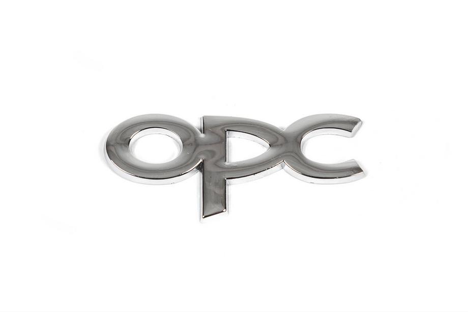 Opel Kovinska značka za prtljažnik OPC (Krom) Fotografija 1