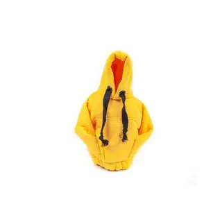 Prevleka za prestavno ročico – hoodie (rumena, crna vrvica) fotografija 1