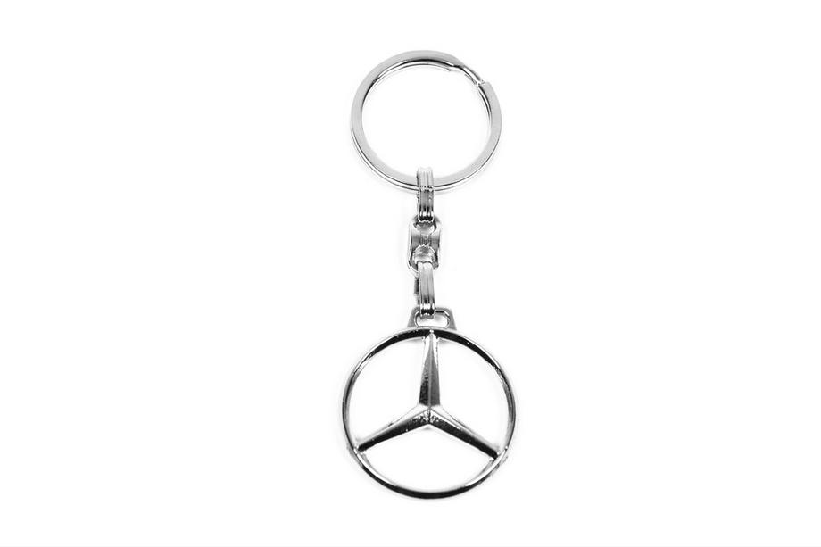 Mercedes-Benz Kovinski obesek za ključe z logotipom Mercedes Image