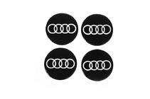 Audi Nalepke za pokrovčke pesta 60 mm (4 kosi) fotografija 1