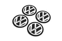 Volkswagen Nalepke za sredinske pokrovčke 90 mm (4 kosi) fotografija 1