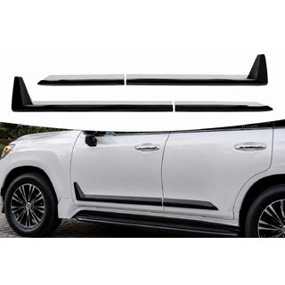 Črne letvice za vrata F-Sport bela/črna (4 kos, ABS) fotografija 1