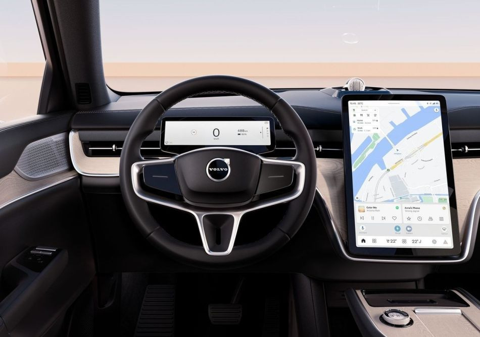 Test električnega križanca s štirikolesnim pogonom Volvo EX90