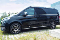 Mercedes Vito/V-razred W447 2014– Pragovne letve iz nerjavečega jekla (4 kosi) fotografija 1
