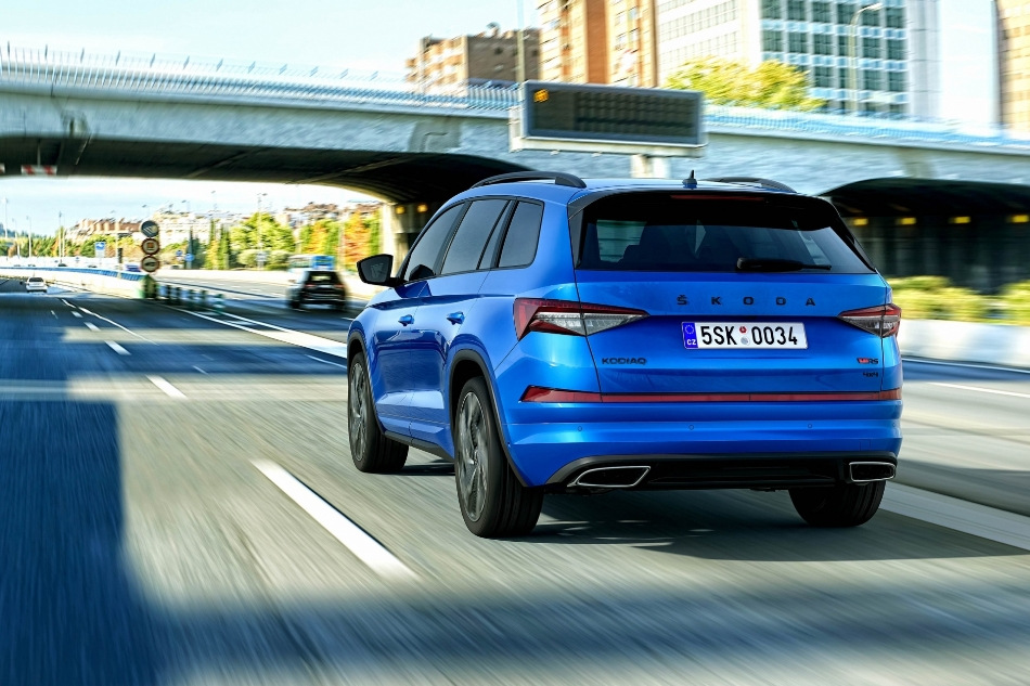 Preizkus "nabite" štirikolesne različice Skoda Kodiaq RS