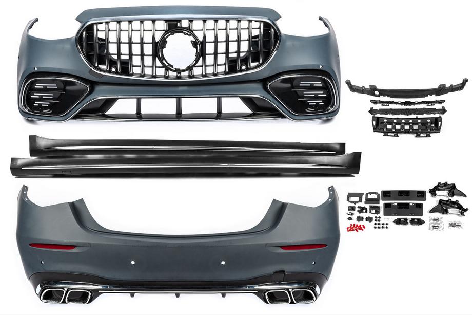 Mercedes S-class W223 2020– AMG S63 komplet karoserijskih dodatkov s stranskimi pragovi Image