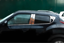 Nissan Juke 2010–2019 Omsa Line letve vratnih stebričkov (6 kos, nerjaveče jeklo) fotografija 1
