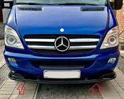 Mercedes Sprinter W906 2006–2018 Sprednji lip spojler 2006-2013 (ABS) fotografija 2