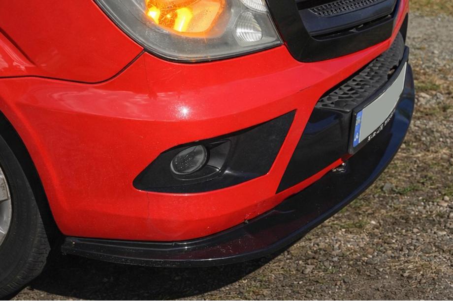 Mercedes Sprinter W906 2006–2018 Sprednji lip spojler 2013-2018 (ABS) Fotografija 2
