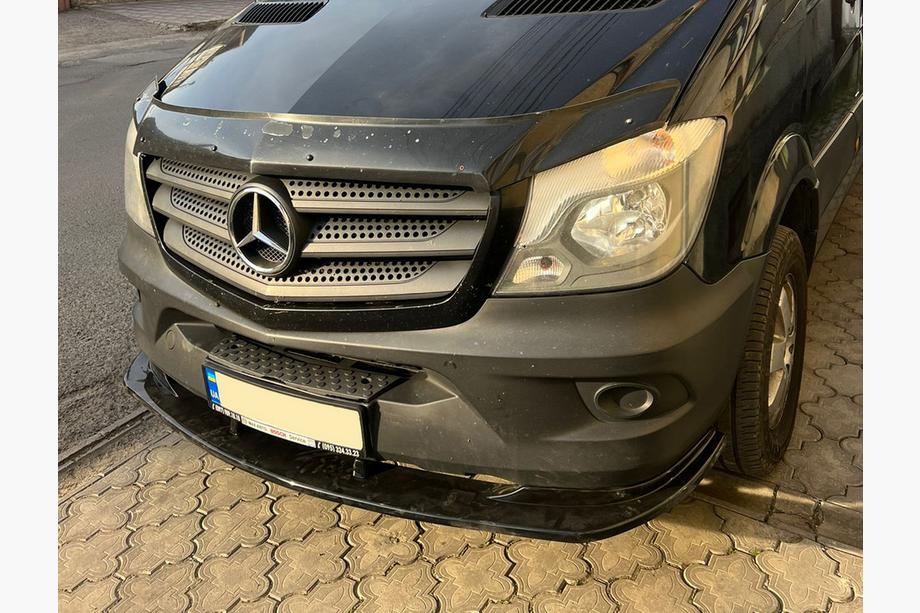 Mercedes Sprinter W906 2006–2018 Sprednji lip spojler 2013-2018 (ABS) Fotografija 4