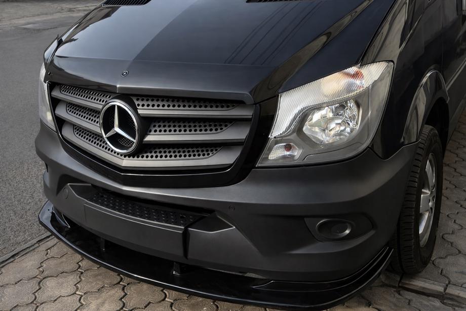 Mercedes Sprinter W906 2006–2018 Sprednji lip spojler 2013-2018 (ABS) Fotografija 1
