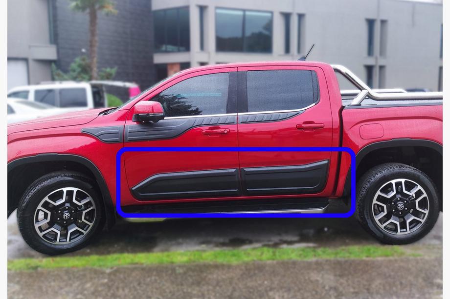 Volkswagen Amarok 2022– Letve za vrata EuroCap (6 kos, ABS) Image