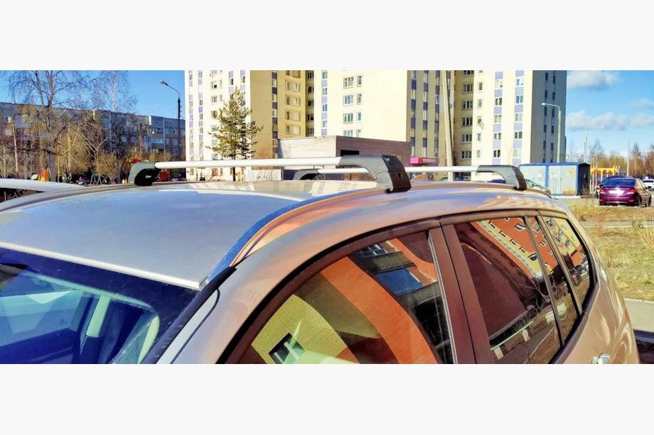 BMW X3 F25 2011–2018 Prečke za integrirane strešne nosilce, zaklepanje na ključ Skybar V2 (2 kosa) do 120 cm, črne Image