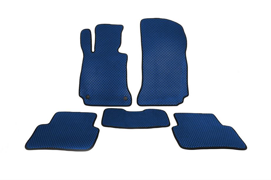 Mercedes razred C W204 2007–2015 EVA preproge (Modre) Image