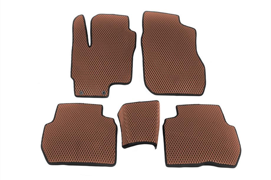 Mitsubishi Outlander 2012–2021 EVA avtomobilski tepihi P-HEV (rjavi) Image