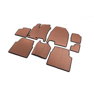 EVA preproge za +2 (3 vrste, rjave) Nissan Qashqai 2007–2010 fotografija 2