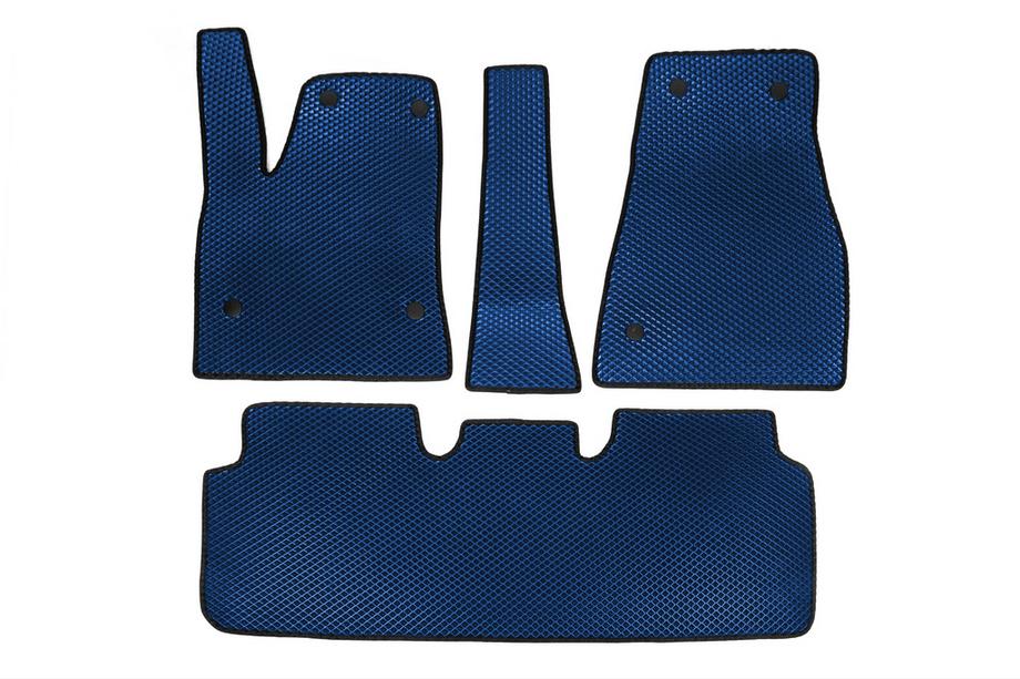 Tesla Model S 2012– EVA avtomobilske preproge (2012-2021, Modra) Image