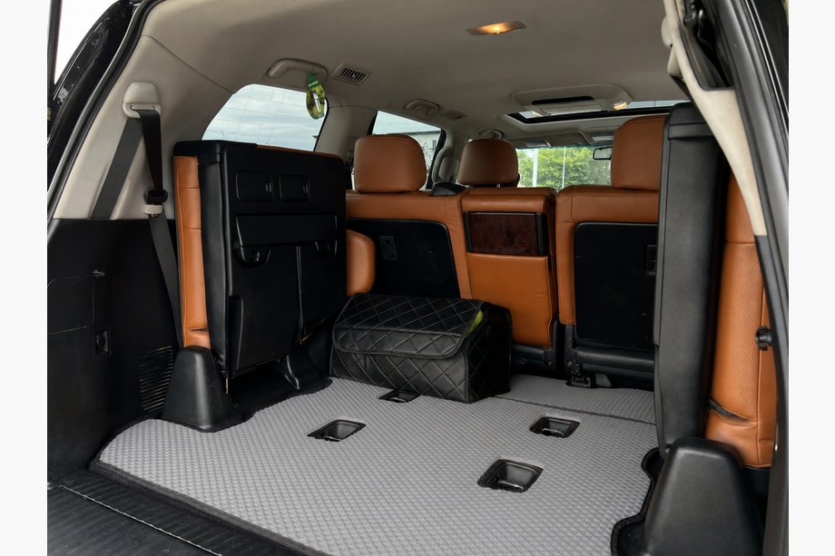 Lexus LX570/450d 2008–2022 Prtljažna preproga 2 kosa (EVA, 7 sedežev, siva) Image
