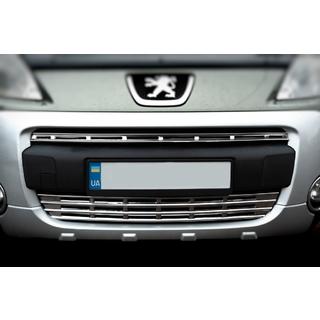 Nerjaveče obloge rešetke (2-delne) Peugeot Partner Tepee 2008–2018 fotografija 3