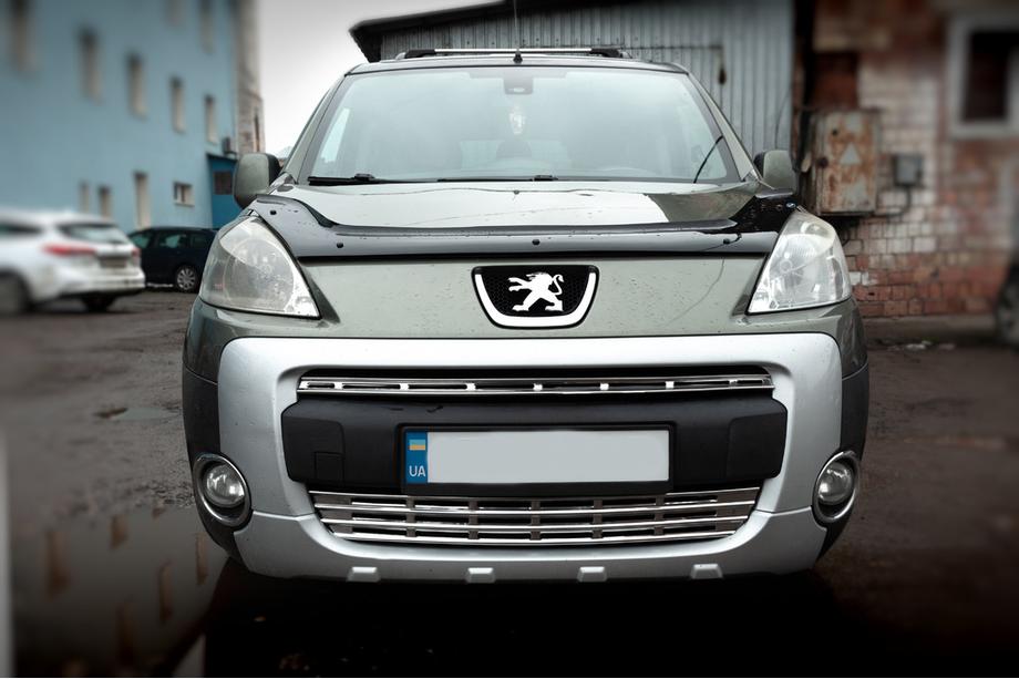 Peugeot Partner Tepee 2008–2018 Nerjaveče obloge rešetke (2-delne) Carmos - turško nerjaveče jeklo Image