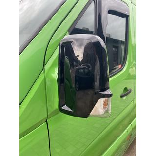 Pokrovi ogledal BlackEdition (2 kosa, plastika) Mercedes Sprinter W906 2006–2018 fotografija 1