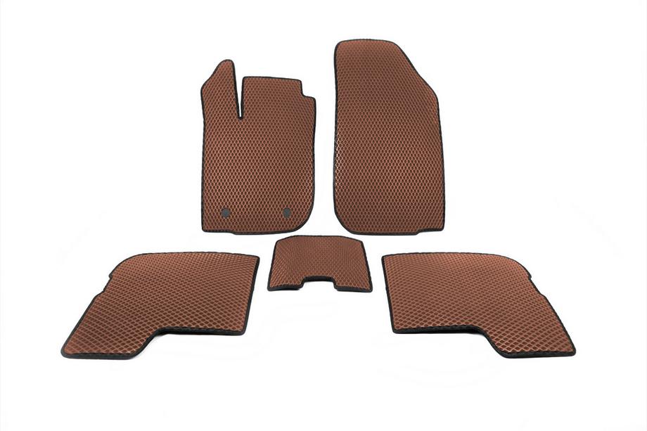 Renault Logan II 2013–2022 EVA avto preproge (rjave) Image