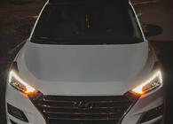 Hyundai Tucson TL 2016–2021 Pokrovi ogledal BMW-Style (2018-2020, 2 kos) fotografija 8