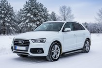 Audi Q3 2011–2019 Stranske stopnice Shining V1 (2 kos, aluminij) fotografija 1