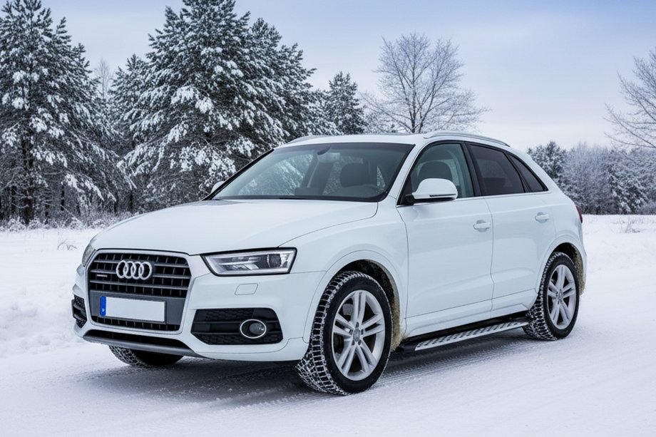Audi Q3 2011–2019 Stranske stopnice Shining V1 (2 kos, aluminij) Image
