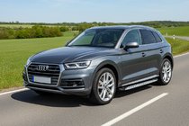 Audi Q5 2017–2025 Stranske stopnice Shining V1 (2 kos, aluminij) fotografija 1