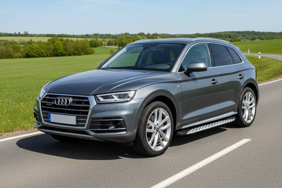 Audi Q5 2017–2025 Stranske stopnice Shining V1 (2 kos, aluminij) Image