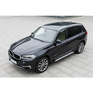 Stranske stopnice Shining V1 (2 kos, aluminij) BMW X5 F15 2013–2018 fotografija 1