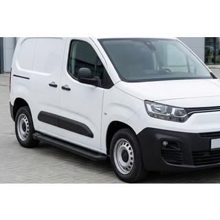 Bočne stopnice Allmond Black (2 kos, aluminij) Fiat Doblo III 2023– fotografija 1