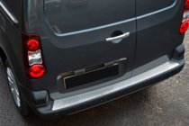 Peugeot Partner Tepee 2008–2018 Kromirane zaščitne letve za zadnji odbijač OmsaLine (nerjaveče jeklo) fotografija 1