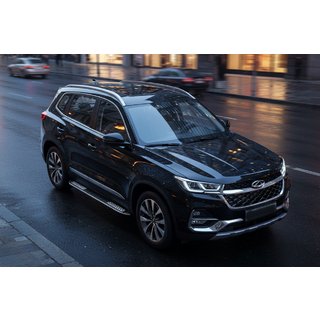 Bočne stopnice Tayga V2 (2 kosa, aluminij) Chery Tiggo 7 2020– fotografija 1