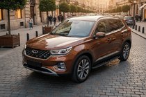 Chery Tiggo 7 2020– Stranski pragovi Tayga Black (2 kosa, aluminij) fotografija 1