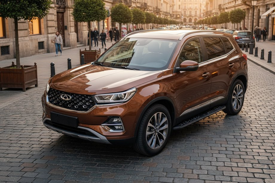 Chery Tiggo 7 2020– Stranski pragovi Tayga Black (2 kosa, aluminij) Image