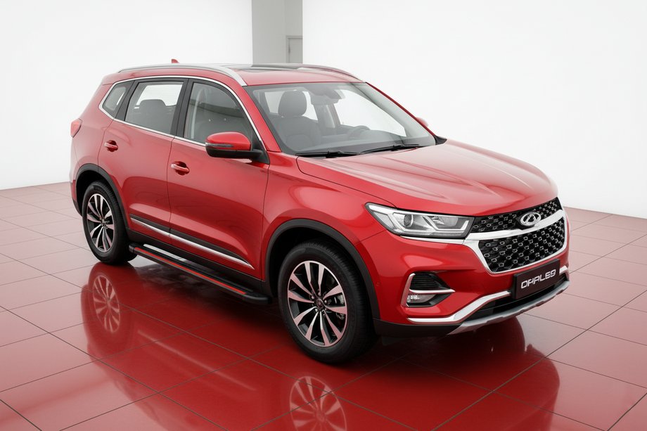 Chery Tiggo 7 2020– Stranske stopnice Maya Red (2 kosa, aluminij) Image