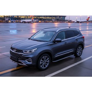 Stranske stopnice Tayga Grey (2 kos, aluminij) Chery Tiggo 7 2020– fotografija 1